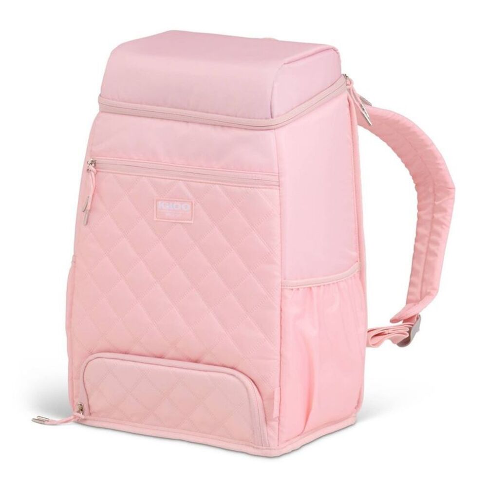 Igloo Pink Quilted Backpack Cooler